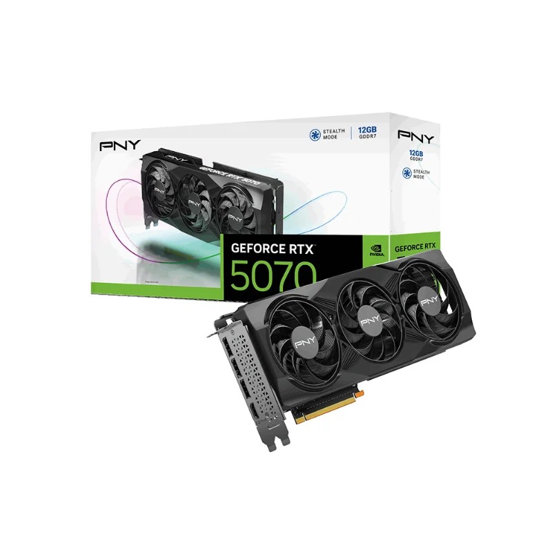 Carte Graphique - PNY GeForce RTX™ 5070 12GB Triple Fan