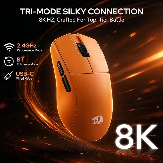 SOURIS GAMER - REDRAGON K1NG M916 ULTRA (8 kHz) Orange