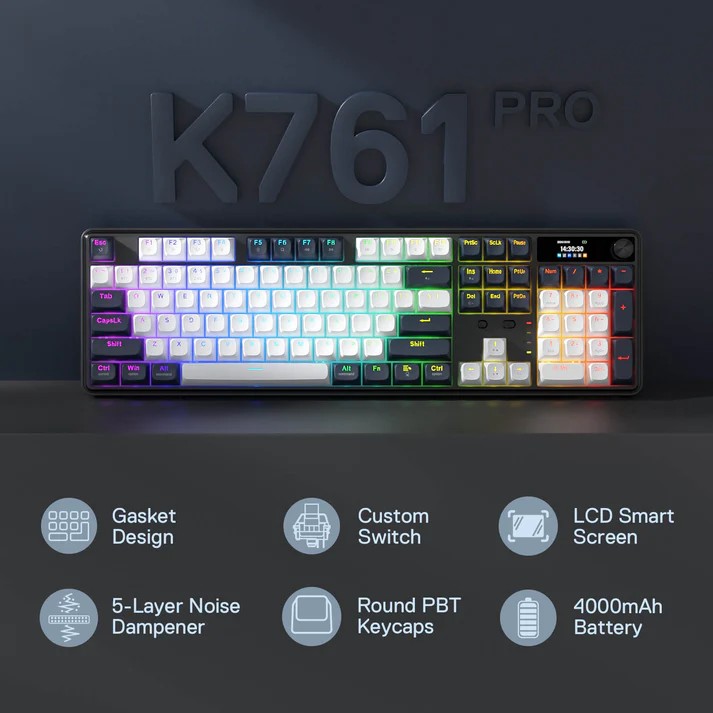 Clavier Gamer - Mécanique Redragon WYVERN K761 PRO