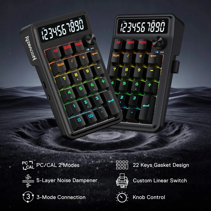 Clavier Gamer - Mécanique Numpad Redragon COVE K733