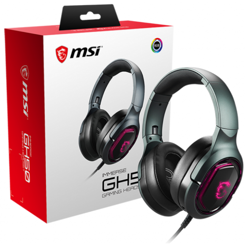 MICRO CASQUE GAMER - MSI IMMERSE GH50 - Tunisie