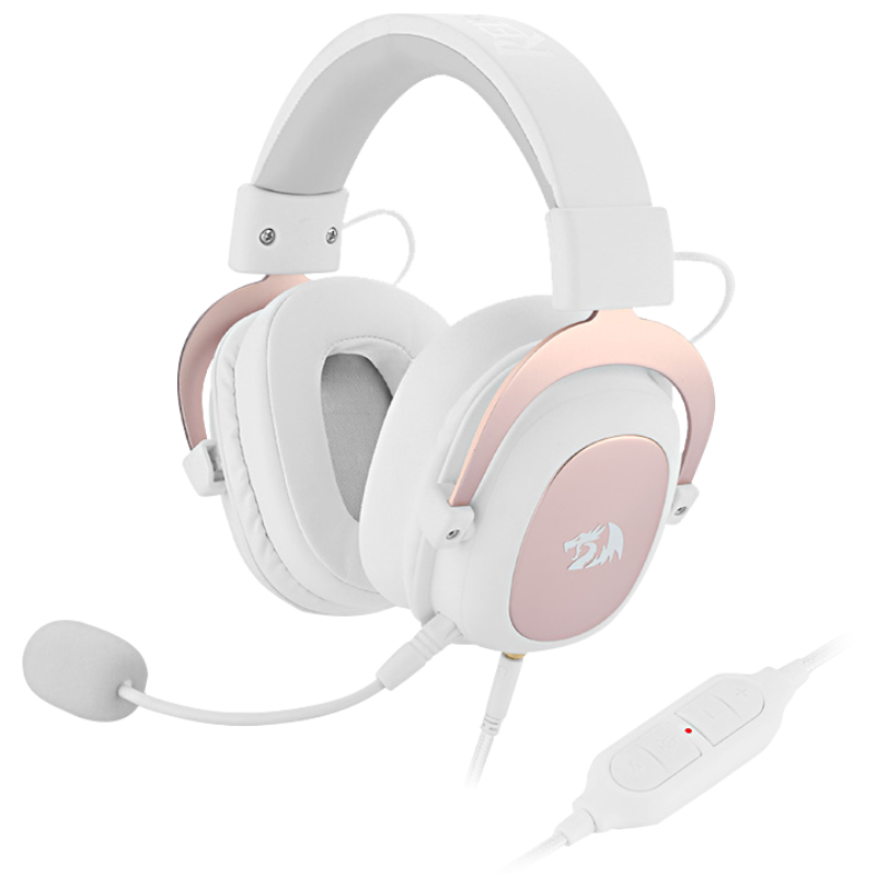 MICRO CASQUE GAMER - REDRAGON ZEUS2 H510-1 USB 7.1 WHITE