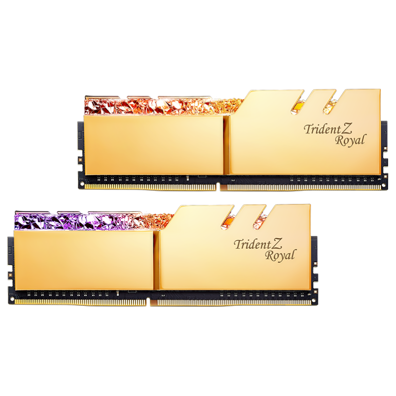 Kit de mémoire GSkill Trident Z Royal Gold DDR4-3000MHz 16GB (2x8GB) - Tunisie