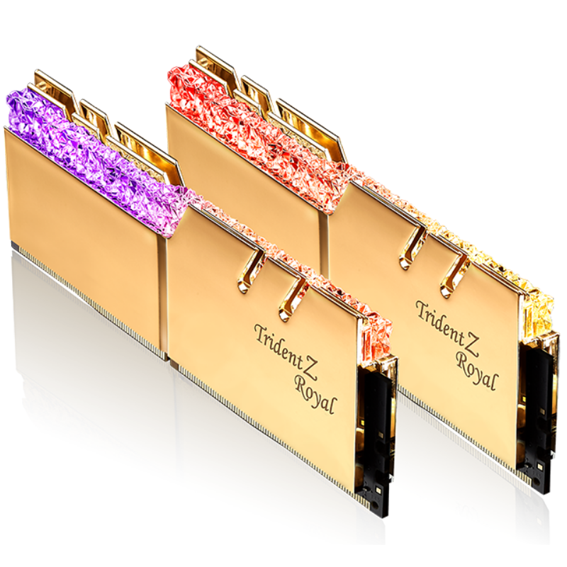 Kit de mémoire GSkill Trident Z Royal Gold DDR4-3600MHz 16GB (2x8GB) - Tunisie