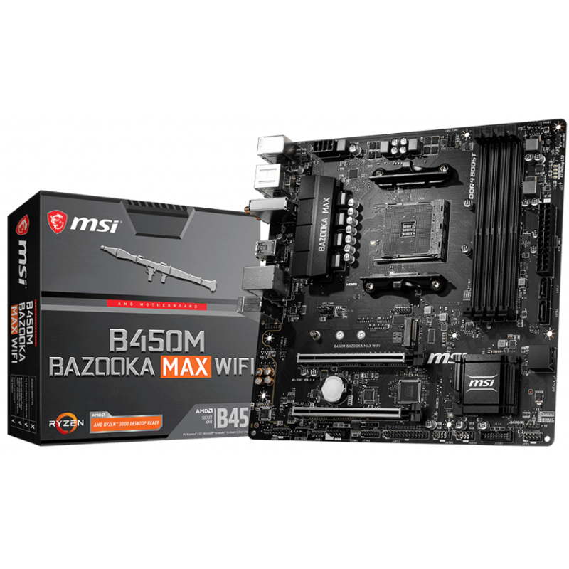 Carte Mère - MSI B450M BAZOOKA MAX WIFI