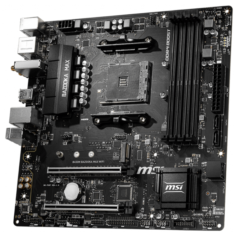 Carte Mère - MSI B450M BAZOOKA MAX WIFI