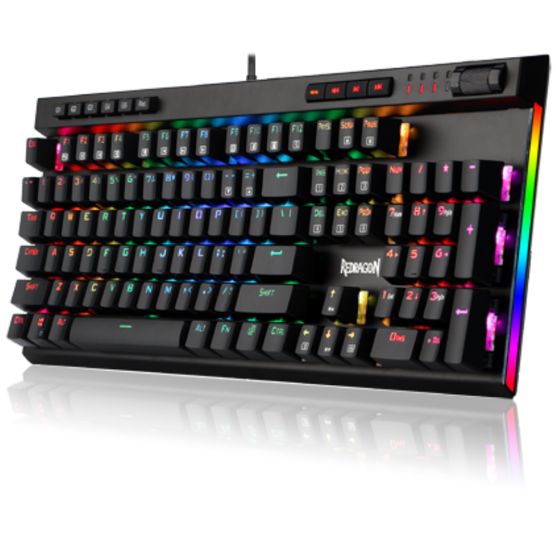 Clavier Gamer - MÉCANIQUE REDRAGON VATA K580 RGB RED SWITCH AZERTY - Tunisie
