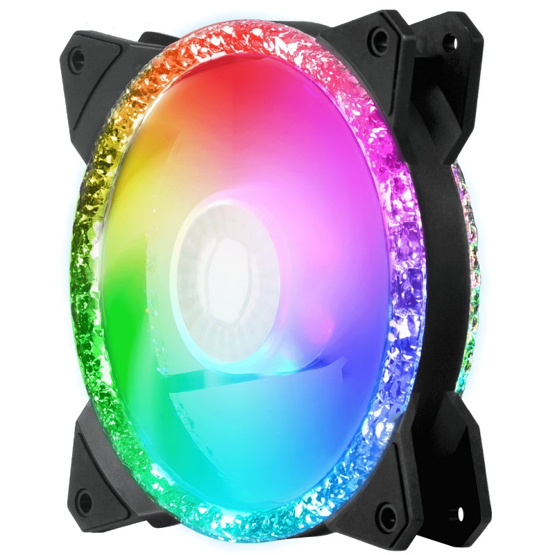 VENTILATEUR BOITIER COOLERMASTER MF120 PRISMATIC