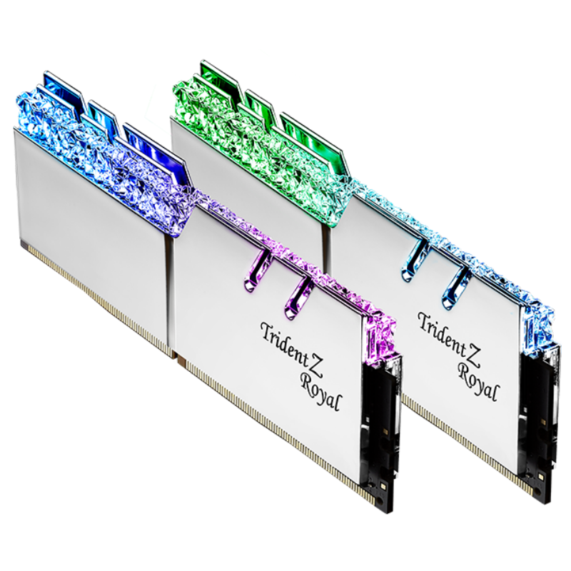 Kit de mémoire GSkill Trident Z Royal Silver DDR4-3600MHz 16GB (2x8GB) - Tunisie