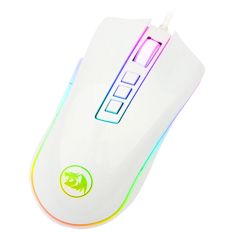 SOURIS GAMER - REDRAGON M711 COBRA WHITE