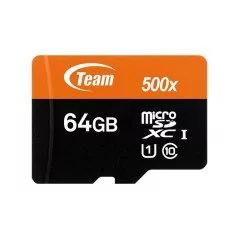 CARTE MÉMOIRE TEAMGROUP TEAM MICRO SDXC 64GB UHS-I RETAIL AVEC ADAPTATEUR - Tunisie