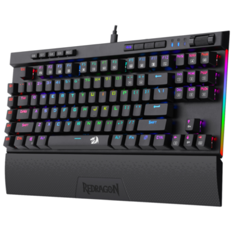 Clavier Gamer - MÉCANIQUE REDRAGON MAGIC WAND K587 RGB TKL RED SWITCH AZERTY