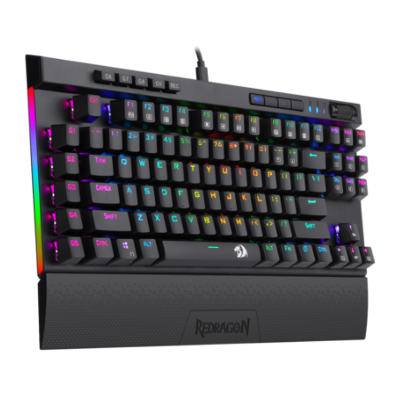 Clavier Gamer - MÉCANIQUE REDRAGON MAGIC WAND K587 RGB TKL BLEU SWITCHES - Tunisie