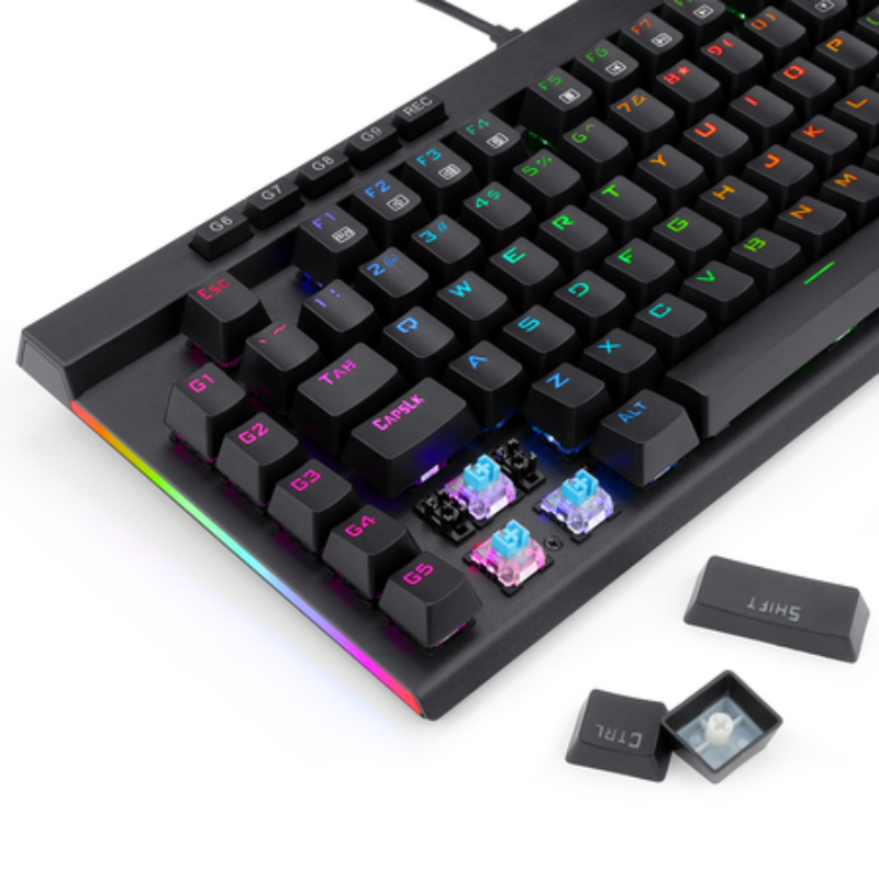 Clavier Gamer Mécanique AZERTY RGB – Bluetooth / USB - Prix en