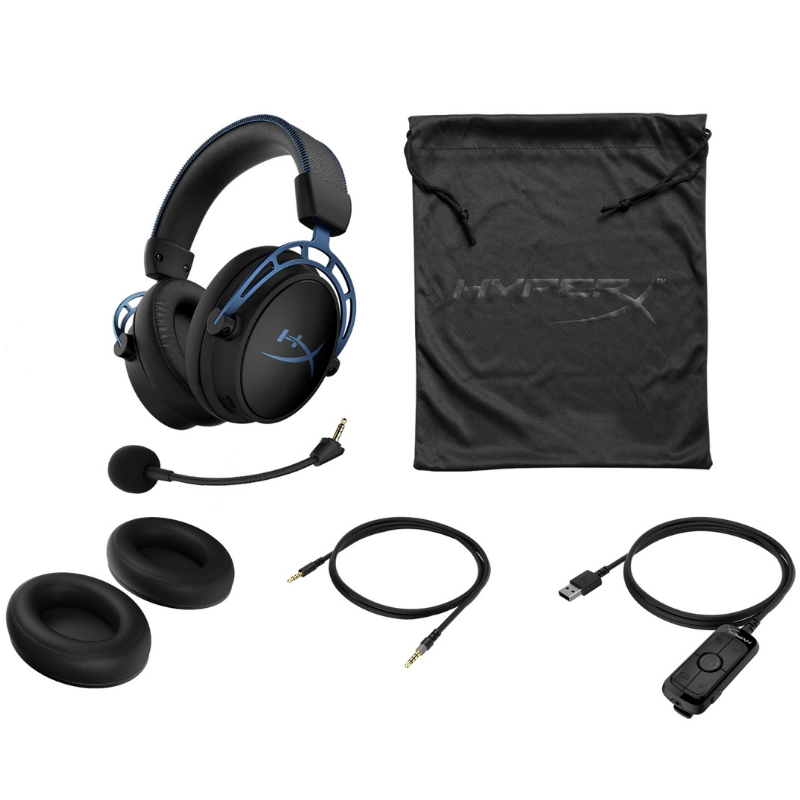 MICRO CASQUE GAMER - HYPERX CLOUD ALPHA S BLUE - Tunisie