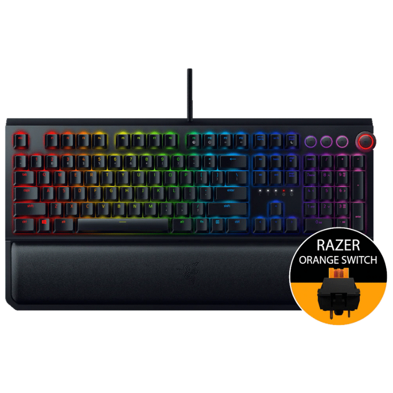 Clavier Gamer - Razer BLACKWIDOW ELITE - ORANGE SWITCH