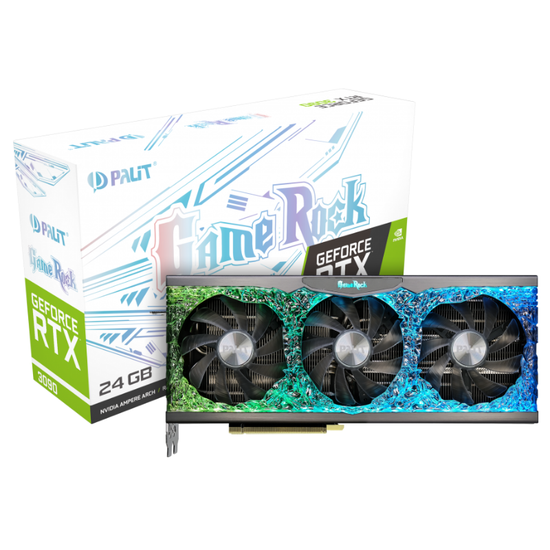 Carte Graphique - Palit GeForce RTX 3090 GameRock