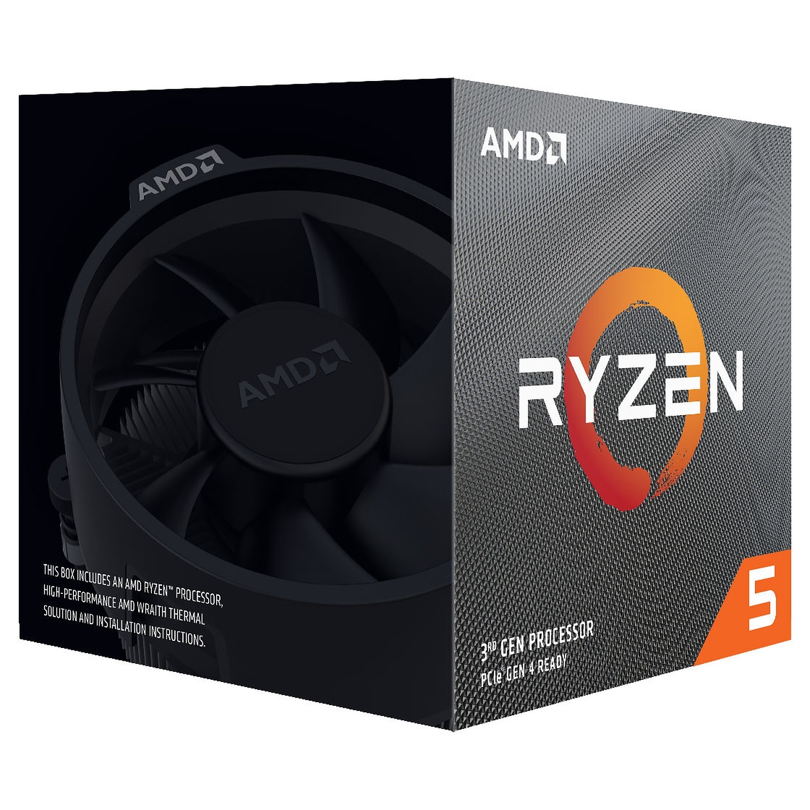 Processeur - AMD RYZEN 5 3600 WRAITH STEALTH