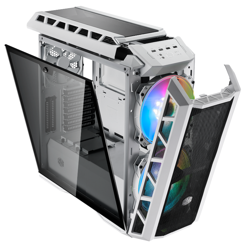 BOITIER - Cooler Master MasterCase H500P Mesh White ARGB Edition - Tunisie