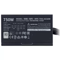 ALIMENTATION COOLER MASTER MWE White 230V 750W - Tunisie