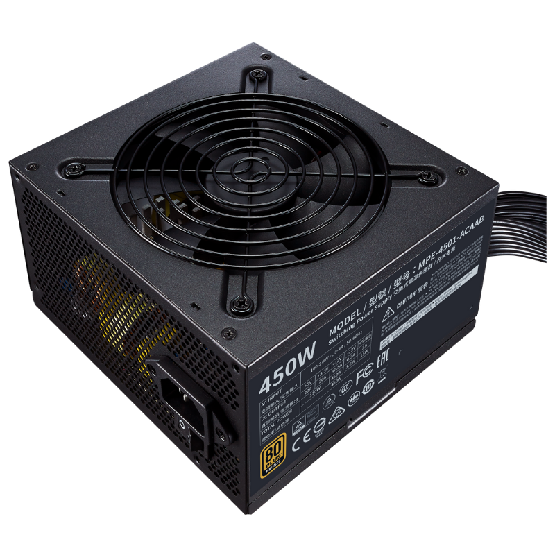 ALIMENTATION COOLER MASTER MWE 450 V2 CERTIFIÉ 80 PLUS BRONZE