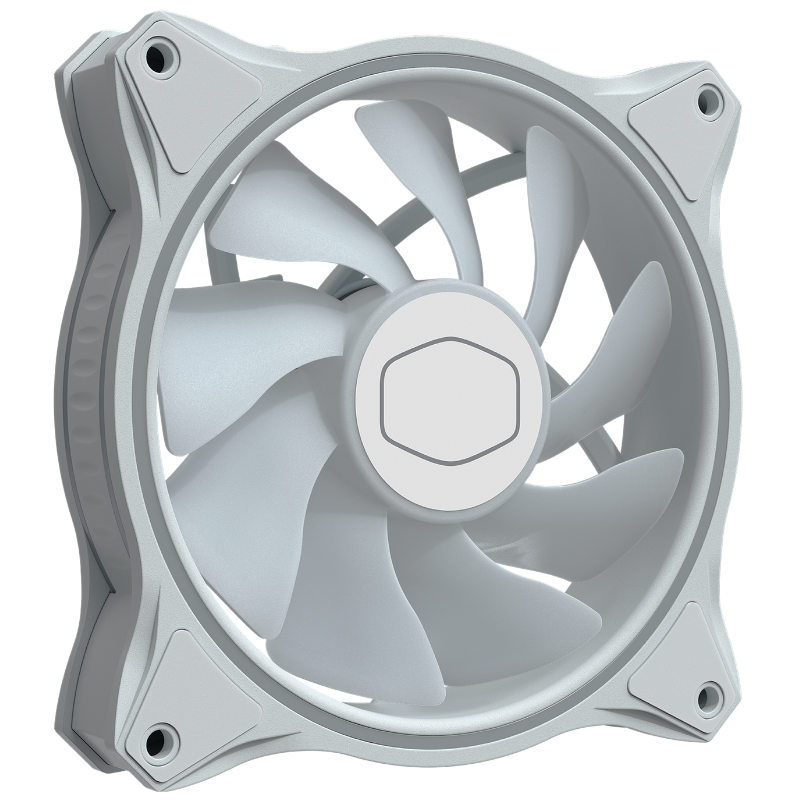 VENTILATEUR BOITIER - COOLERMASTER MF120 HALO WHITE EDITION - Tunisie