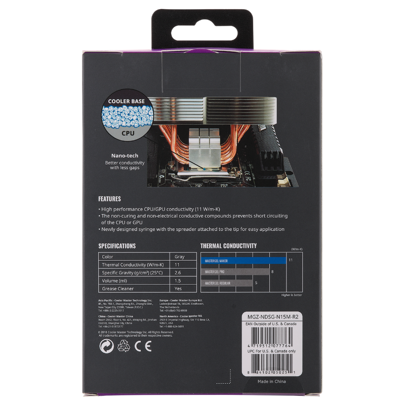 Pâte thermique PC Cooler Master MasterGel Maker