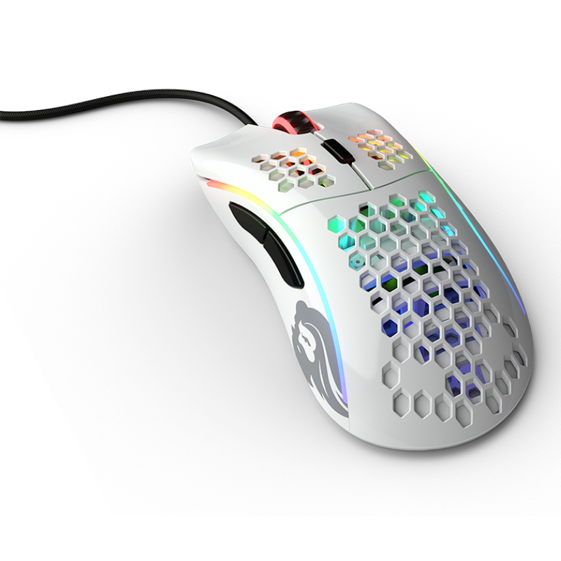 SOURIS GAMER - Glorious Model D Regular Blanc Brillant - Tunisie