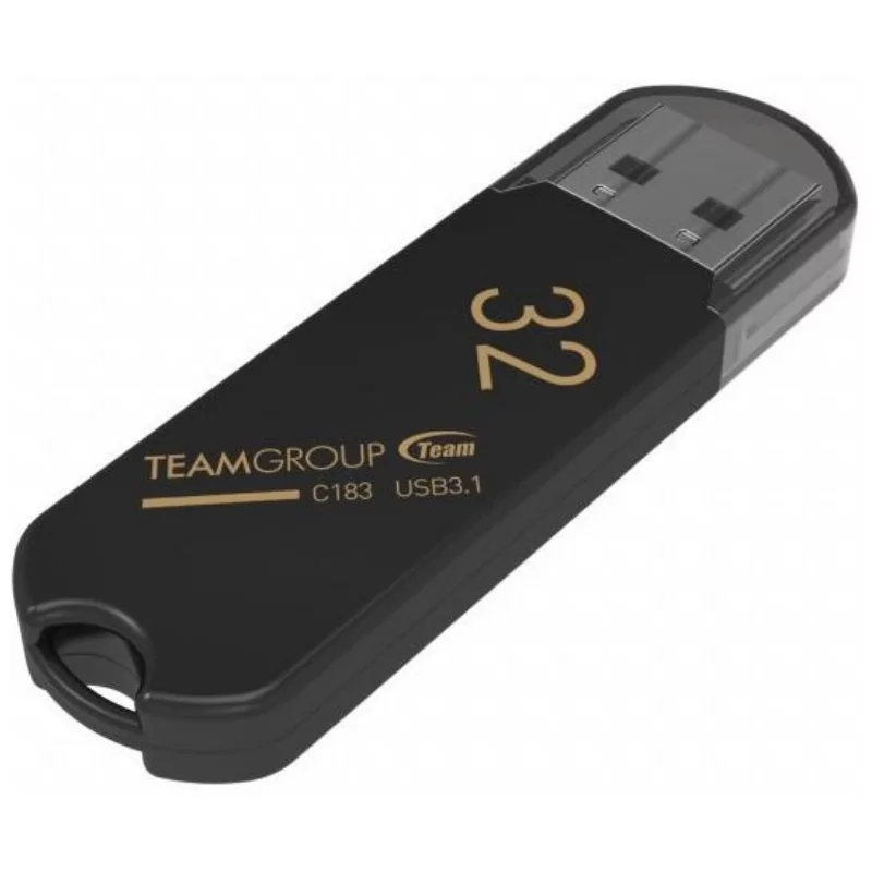 Clé USB 3.2 TeamGroup C183 - 32 Go - Noir - Tunisie
