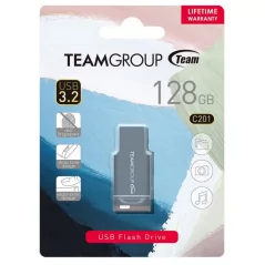 Clé USB 3.2 Team Group C201 - 128 Go - Bleu - Tunisie