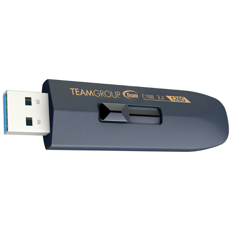 Clé USB 3.2 TeamGroup C188 - 128 Go - Bleu