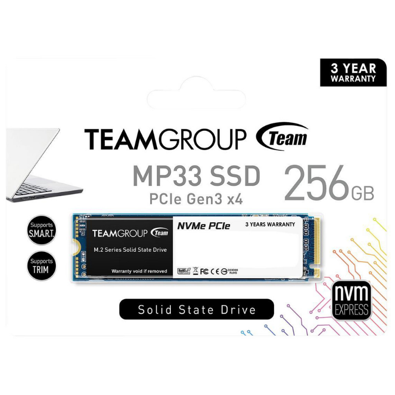 Disque Dur Interne SSD TEAMGROUP MP33 M.2 PCIE 256GB