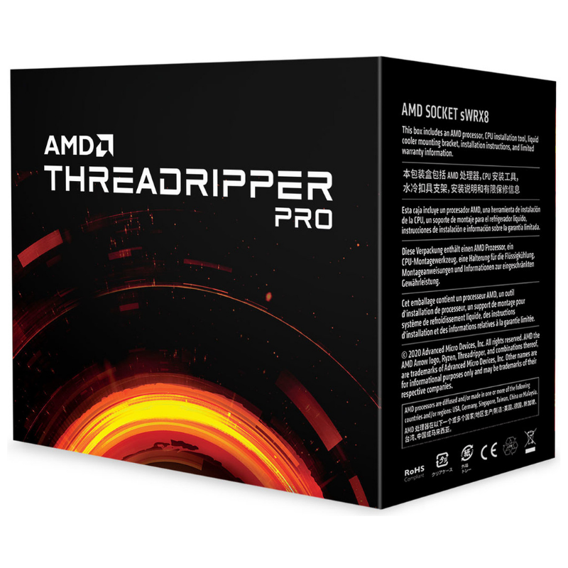Processeur - AMD Ryzen Threadripper PRO 3975WX (4.2 GHz Max.)