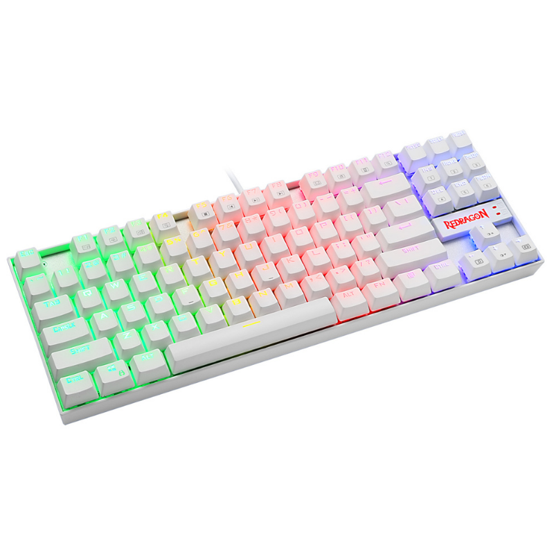 Clavier Gamer - REDRAGON KUMARA MECANIQUE K552 RED SWITCH - White - 99,000&nbsp;TND