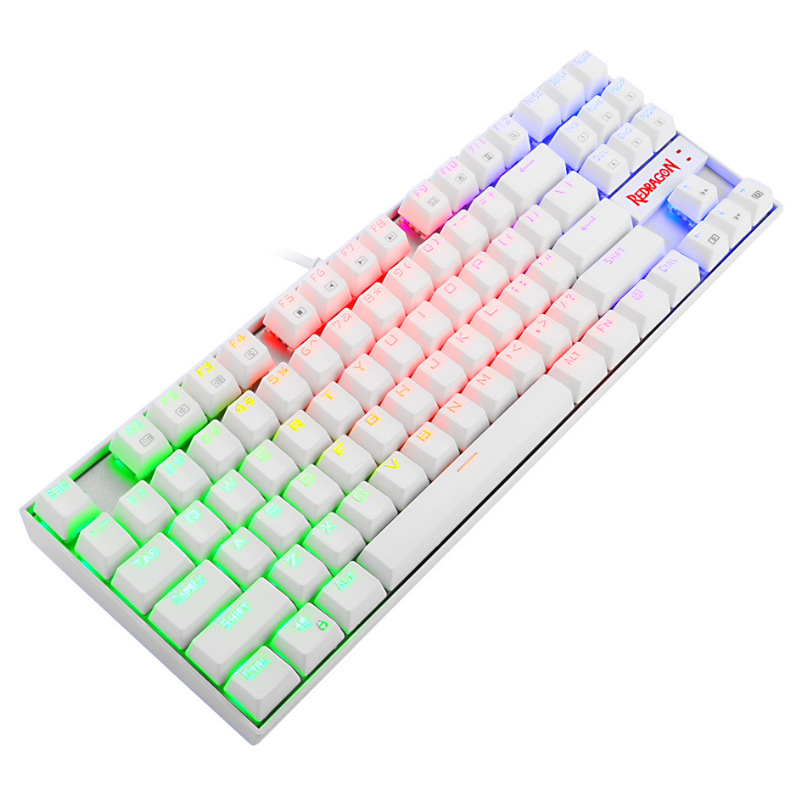 Clavier Gamer - REDRAGON KUMARA MECANIQUE K552 RED SWITCH - White