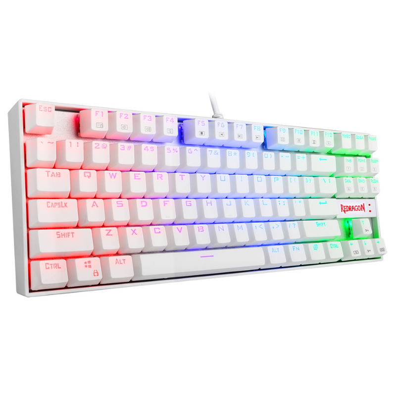 Clavier Gamer - REDRAGON KUMARA MECANIQUE K552 BLEU SWITCH - White