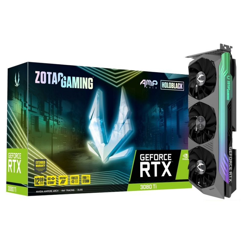 Carte graphique - ZOTAC GAMING GeForce RTX 3080 Ti AMP Holo