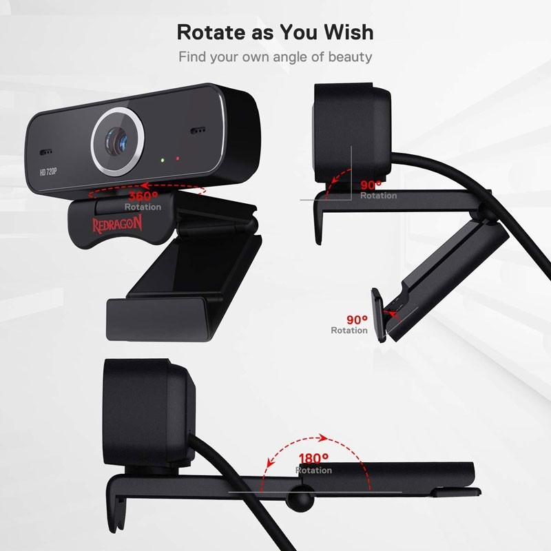 WEBCAM REDRAGON Gamer - FOBOS GW600 720P - Tunisie