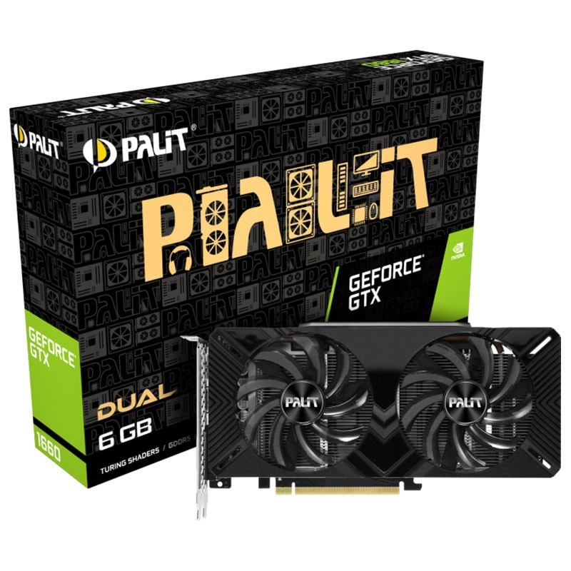 CARTE GRAPHIQUE PALIT GTX1660 DUAL 6GB GDDR5 - Tunisie