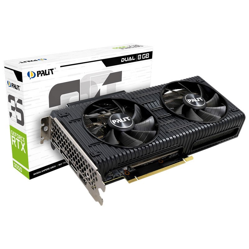 Carte Graphique - Palit GeForce RTX 3050 Dual 8G