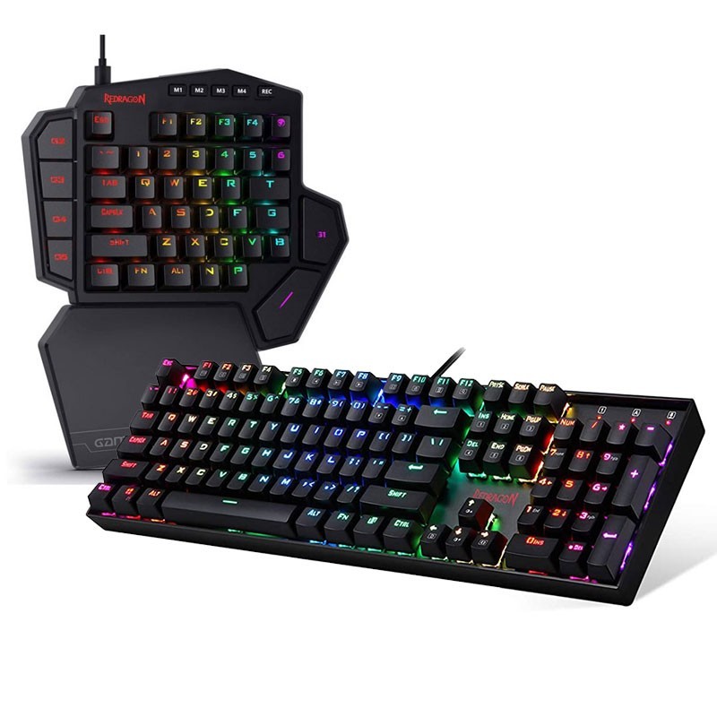Clavier Gamer - REDRAGON KEYBOARD COMBO WORK AND GAME AZERTY - Tunisie