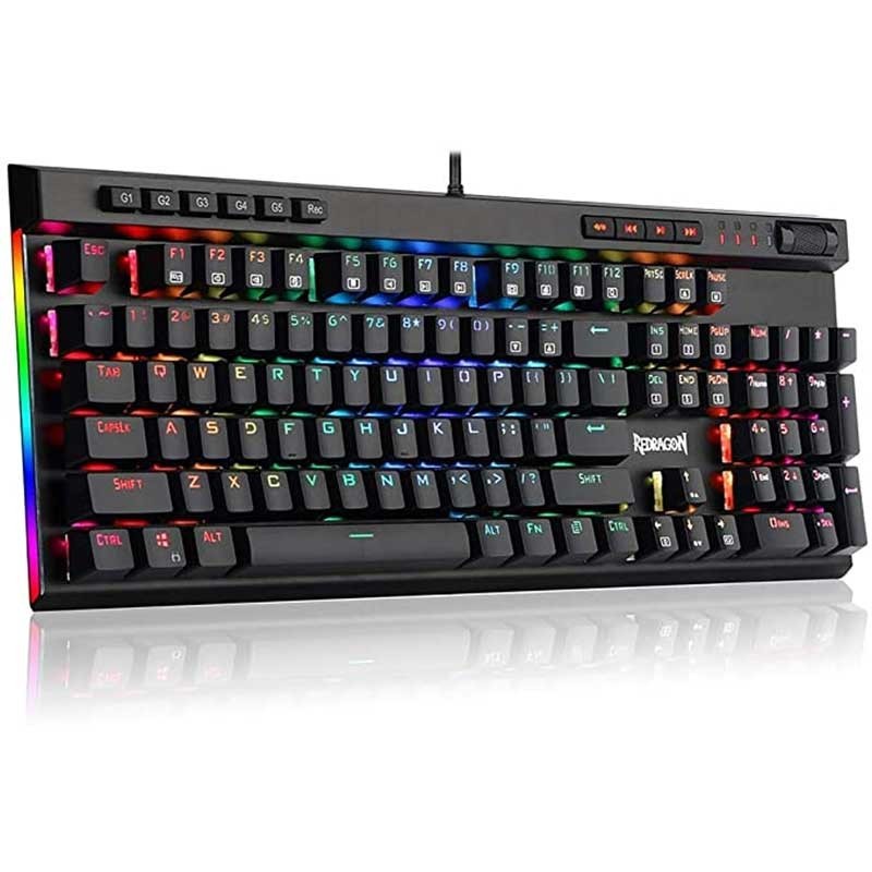 Clavier Gamer - MÉCANIQUE REDRAGON VATA K580 RGB BROWN SWITCH AZERTY - Tunisie