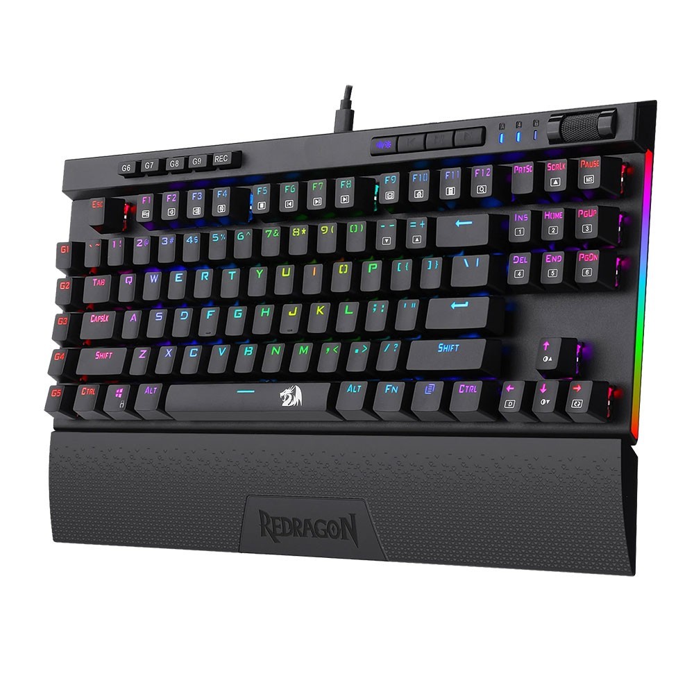 Clavier Gamer - MÉCANIQUE REDRAGON MAGIC WAND K587 RGB TKL BROWN SWITCHES AZERTY