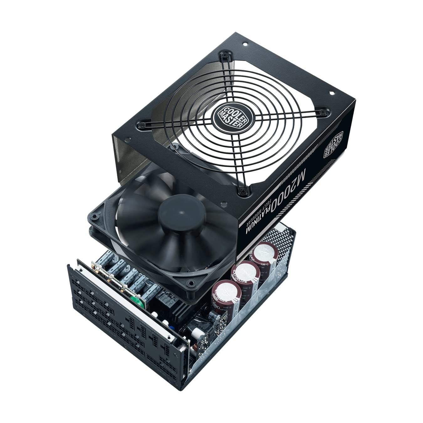 ALIMENTATION - COOLER MASTER M2000 PLATINUM FULL MODULAR 80 PLUS - Tunisie