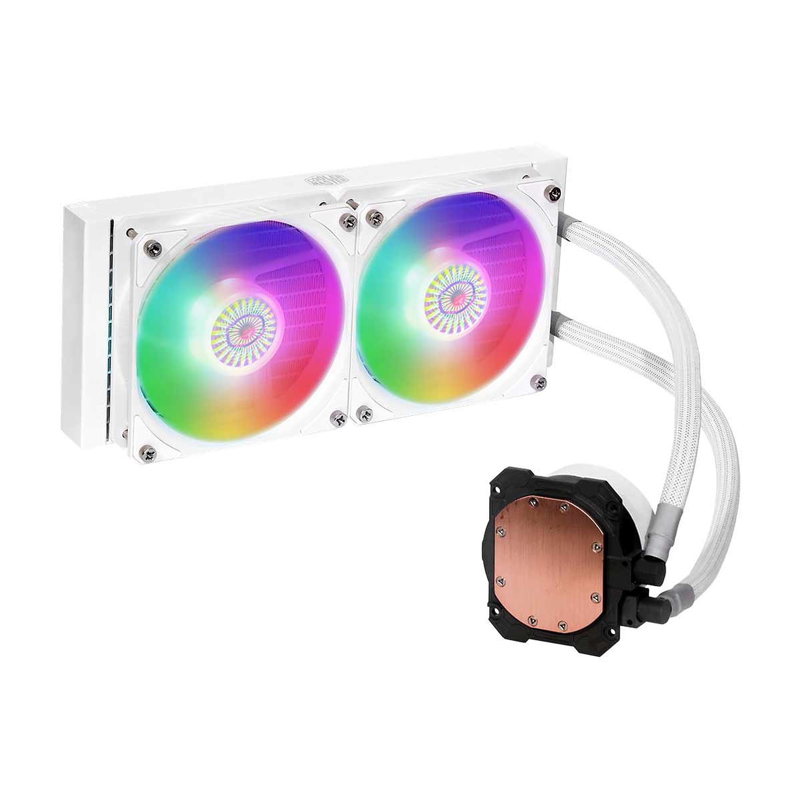 Refroidisseur Processeur Cooler Master MasterLiquid ML240L V2 ARGB White Edition