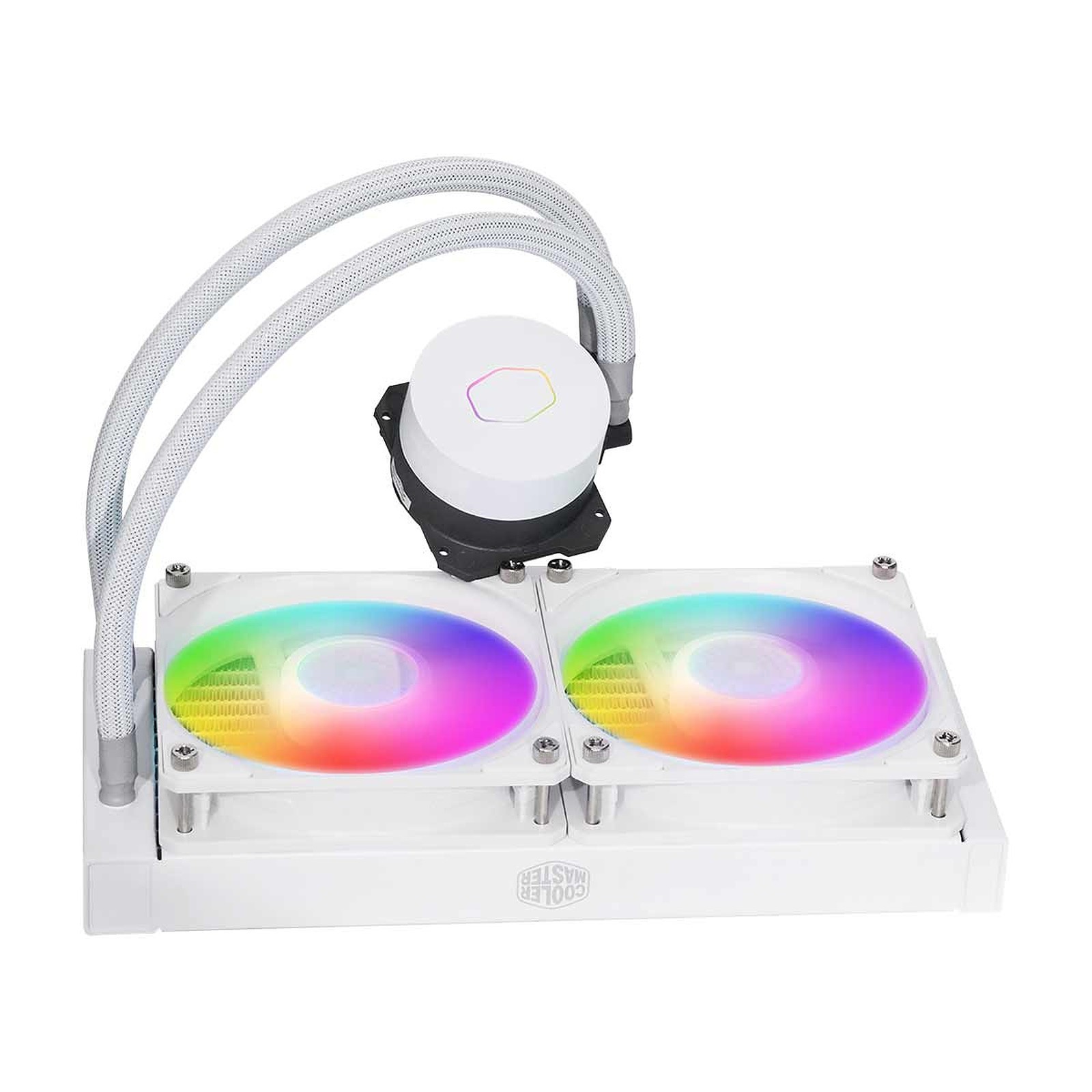 Refroidisseur Processeur Cooler Master MasterLiquid ML240L V2 ARGB White Edition - Tunisie