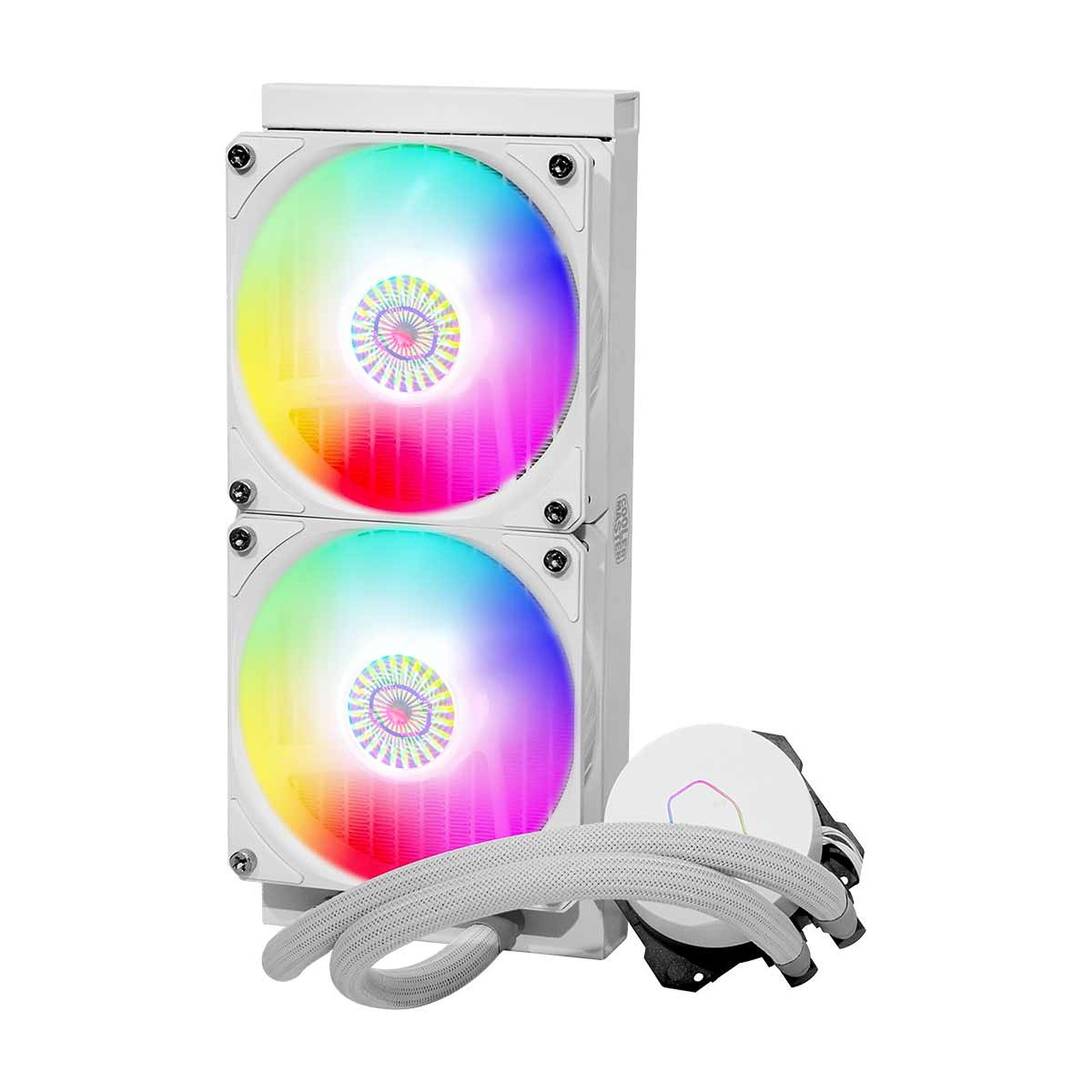 Refroidisseur Processeur Cooler Master MasterLiquid ML240L V2 ARGB White Edition - Tunisie