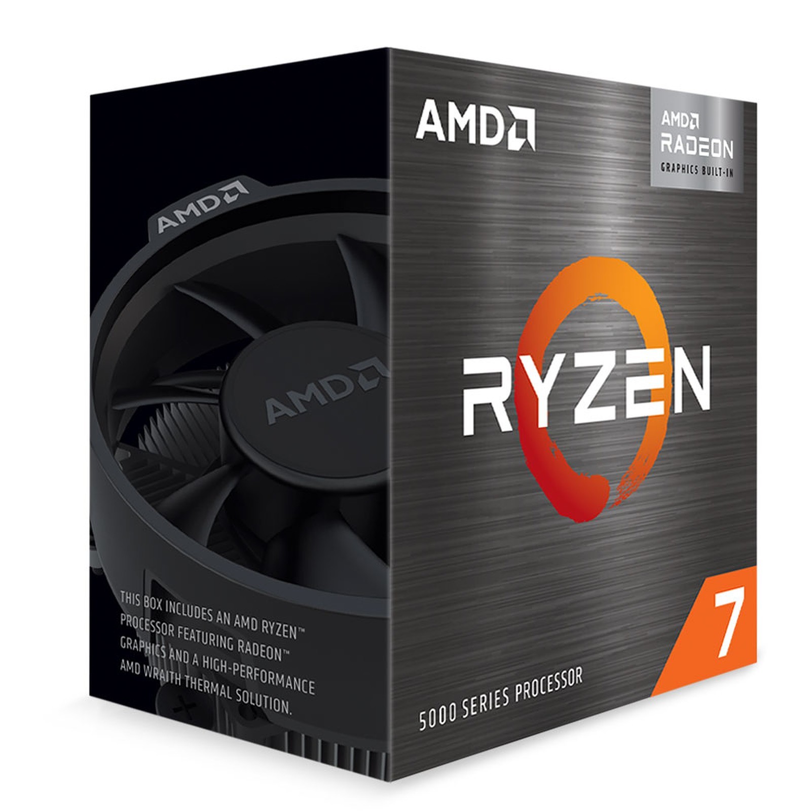 Processeur - AMD RYZEN 7 5700G WRAITH STEALTH (3.8 GHZ / 4.6 GHZ)