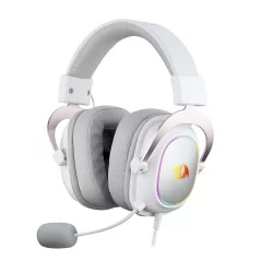 MICRO CASQUE GAMER - REDRAGON ZEUS X H510WR-RGB USB 7.1 WHITE - Tunisie