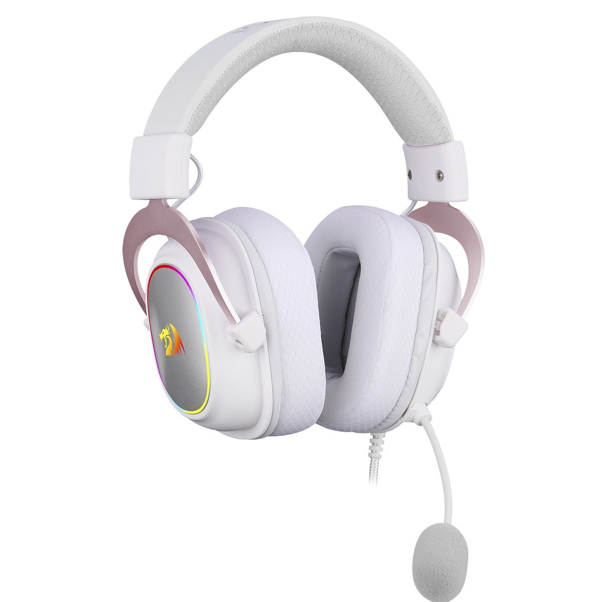MICRO CASQUE GAMER - REDRAGON ZEUS X H510WR-RGB USB 7.1 WHITE